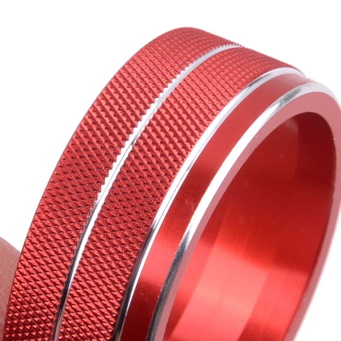 Red Aluminum Headlight Switch Ring Cover Fit For Jeep Gladiator 2020