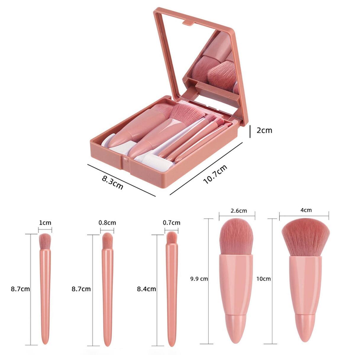 Makeup Brushes Set Cosmetic with Case Foundation Concealer Lip for Women