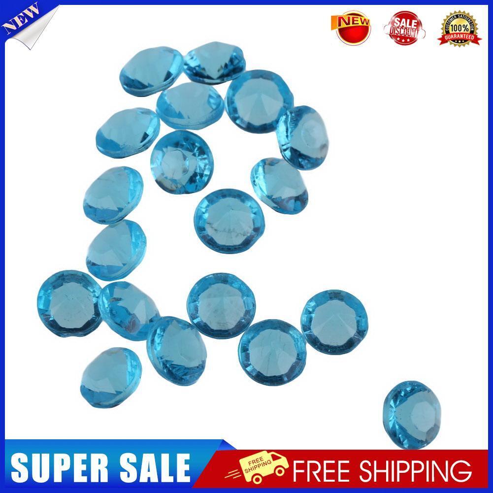 1000 Crystals Diamond Wedding Decoration Party Supplies 8mm Blue-113300.05
