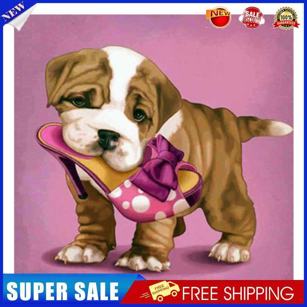 Cartoon Dog Full Drill Round Diamond Painting Mosaic for Bead Art (A2155)