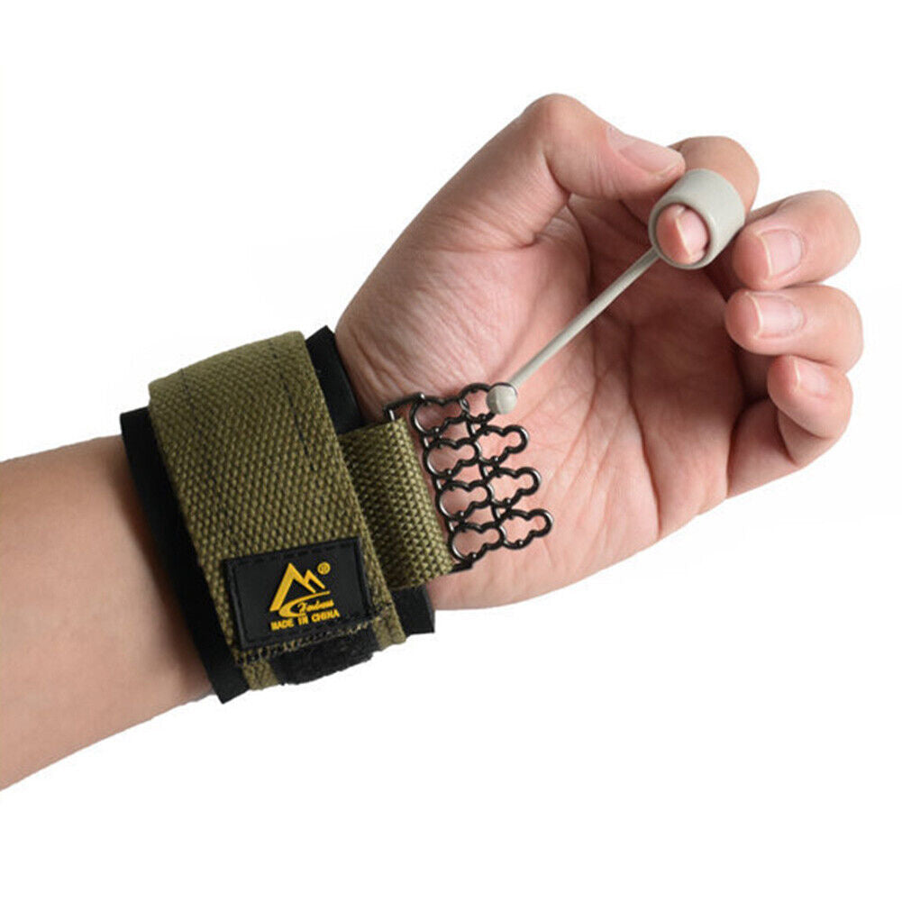 Finger Flexion Extension Training Device Strength Trainer (Green 20 Pound)