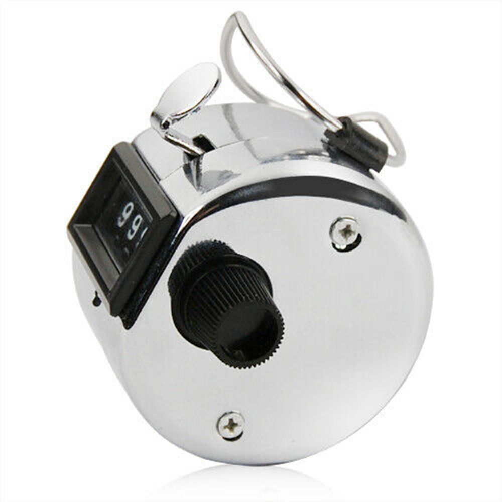 Portable Counting Clicker Number Counting Mechanical Counter 4 Digit Number