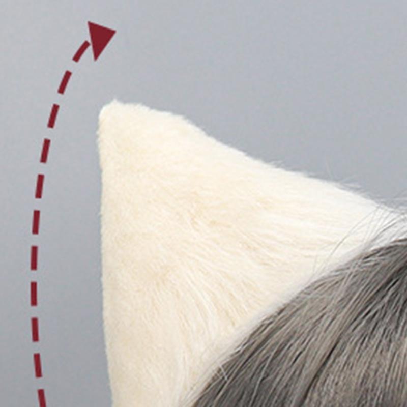 Women Girls Cute Cartoon Fox Ears Shaped Headband Gradients Durable Hair Hoop