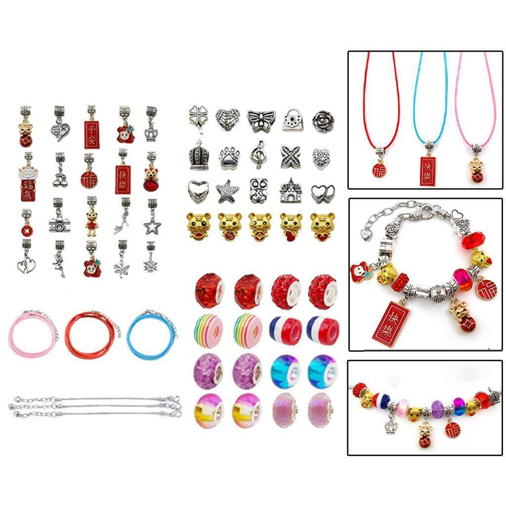 62 Pieces Bracelet Making Kit Assorted  for Necklace Bracelet Making