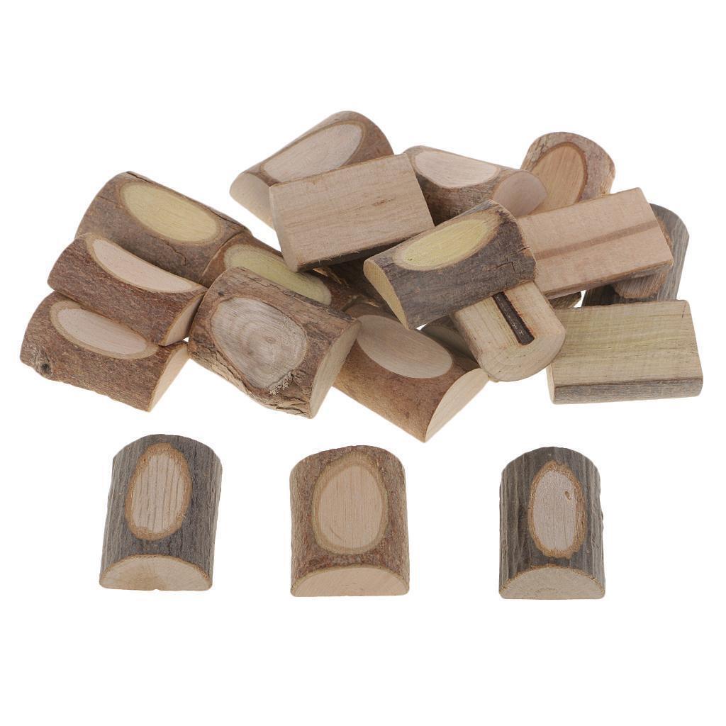 70 Pieces Natural Tree Blocks Log Slices Rustic Wedding Home