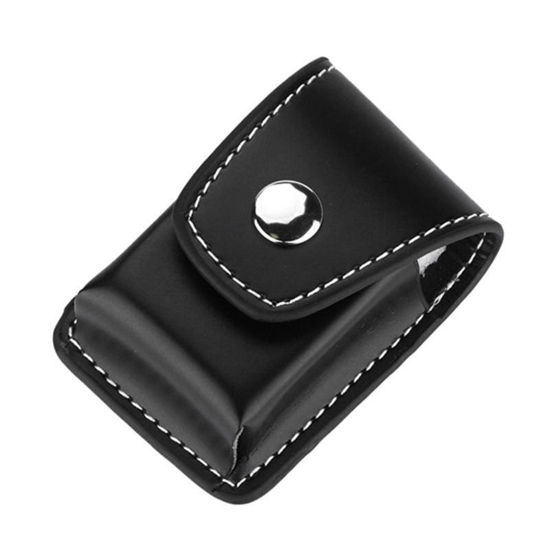 PU Leather Lighters Bag Windproof Oil Lighters Protective Cover Pouch Storage