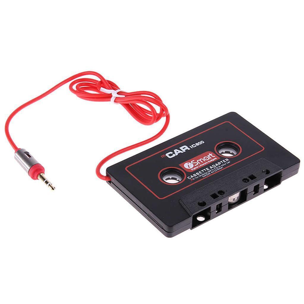 Car Audio Cassette Tape 3.5mm AUX Audio Adapter Converter for MP3 CD DVD