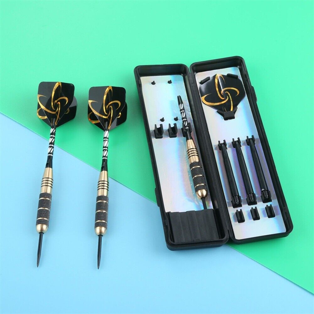 3pc Boomerang 24g Darts & Box Copper Black Nickel Barrel Dart Fans Friend Gift