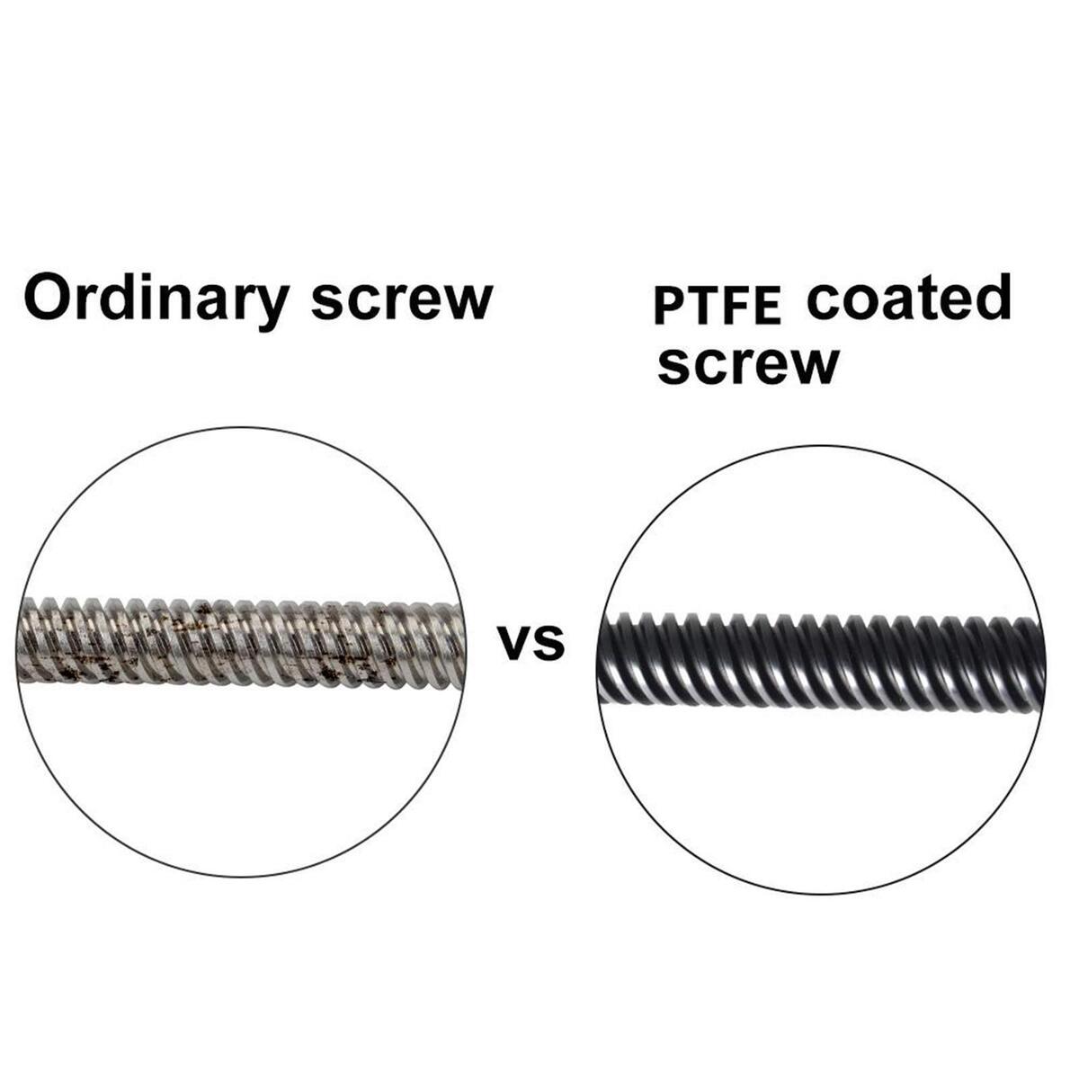 T8 PTFE Coated Lead Screw 2mm/8mm w/ Nut for Ender3/Ender3 pro/Ender3