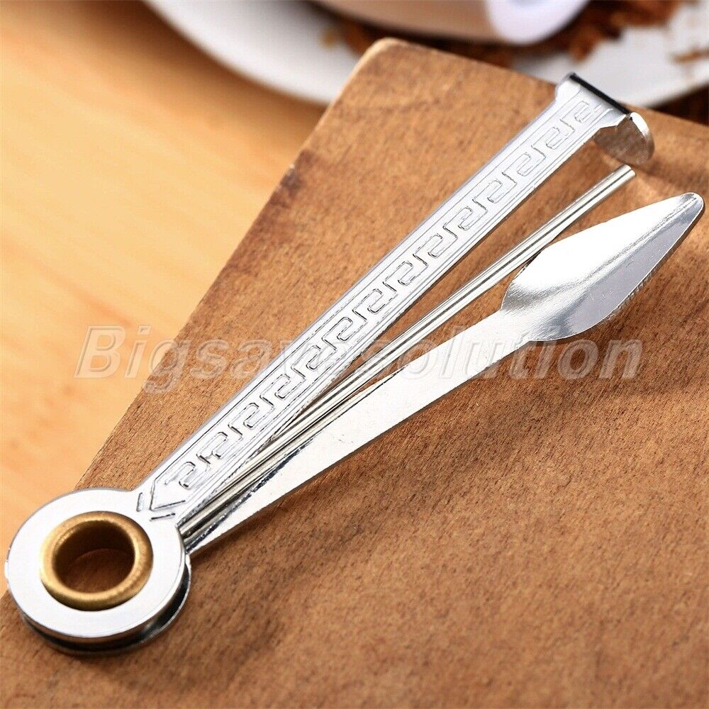 8cm Len 3 in 1 Smoking Pipe Cleaning Cleaner Tool Reamers Tamper Stainless Steel