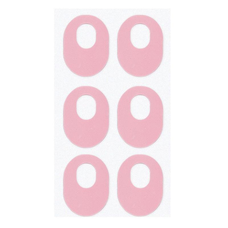 6pcs Latex Callus Cushions Oval Shaped Adhesive Callous Pads Corn Cushions