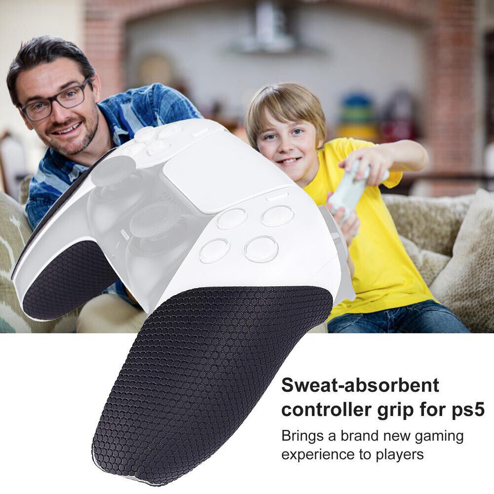 1 Set Anti-Skid Sweat Absorbent Hand Grip for PlayStation 5 PS5 Controller