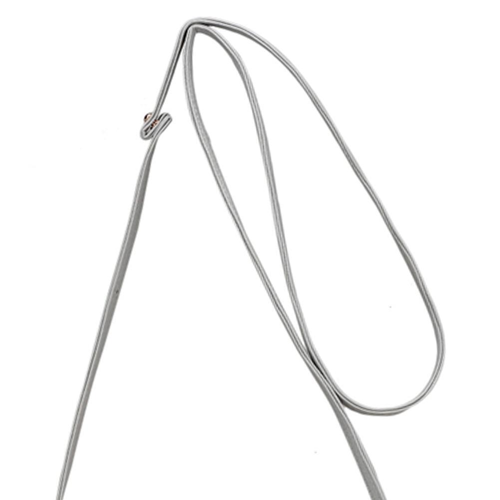 Classic Fashion Simple Women PU Small Shoulder Bag Crossbody Bag(Gray)