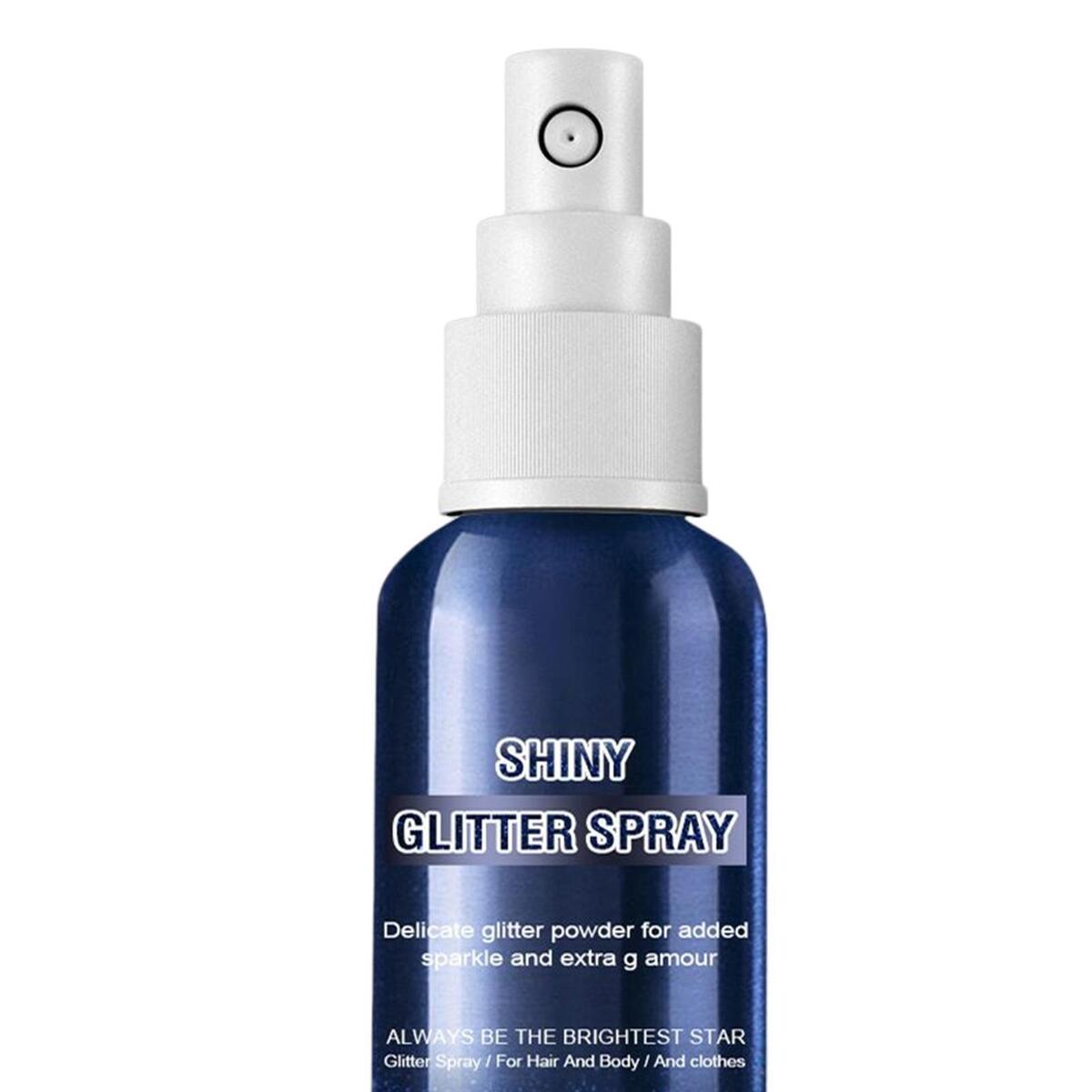 Hair Body Glitter Spray Face Highlighter Long Lasting Glow for Festival Rave
