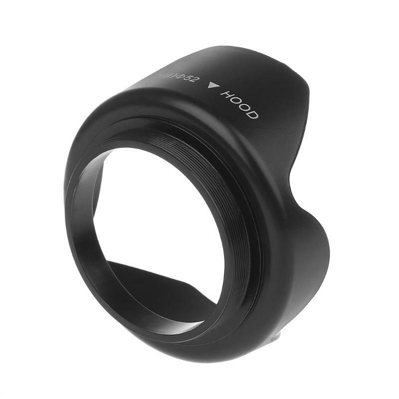52mm Screwed Flower Petal Sunshade Lens Hood For Nikon Sony DSLR Camera