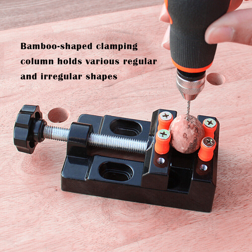 Universal 57mm Adjustable Mini Jaw Bench Clamp Drill Press Fixed Table Vise