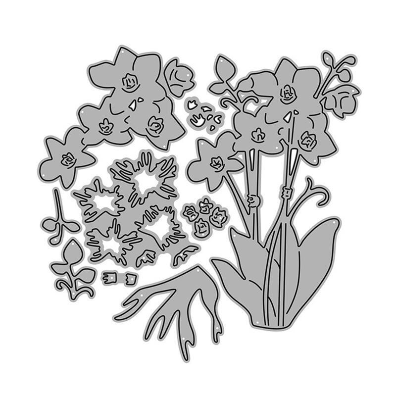 Metal Template Moulds Flower Embossing Tool for Album Scrapbooking Art Decor