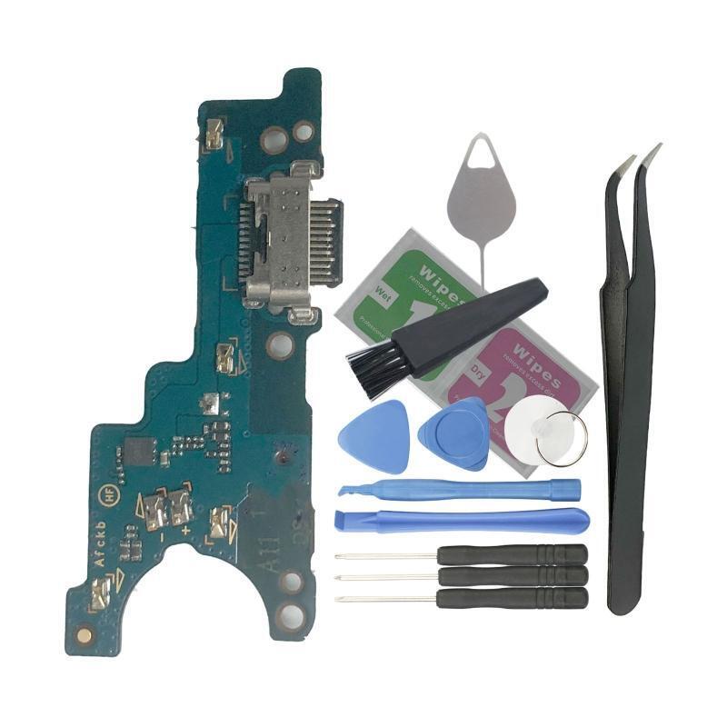 USB Charging Port Flex Cable Replace with Repair Tools for GalaxyA11/A115/A115U