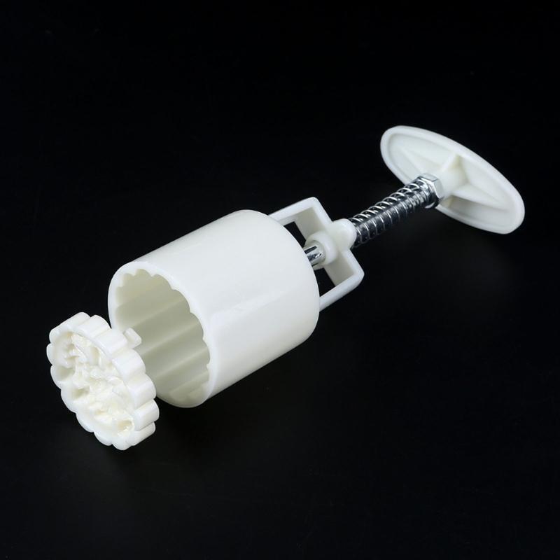 50g Mooncake Moulds Hand Pressure Gadgets Plastic Material Baking Accessories