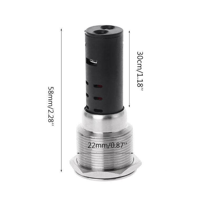 12V 22mm Buzzer Alarm Light Warning Lamp Signal Rotary Strobe Flash Siren Sound