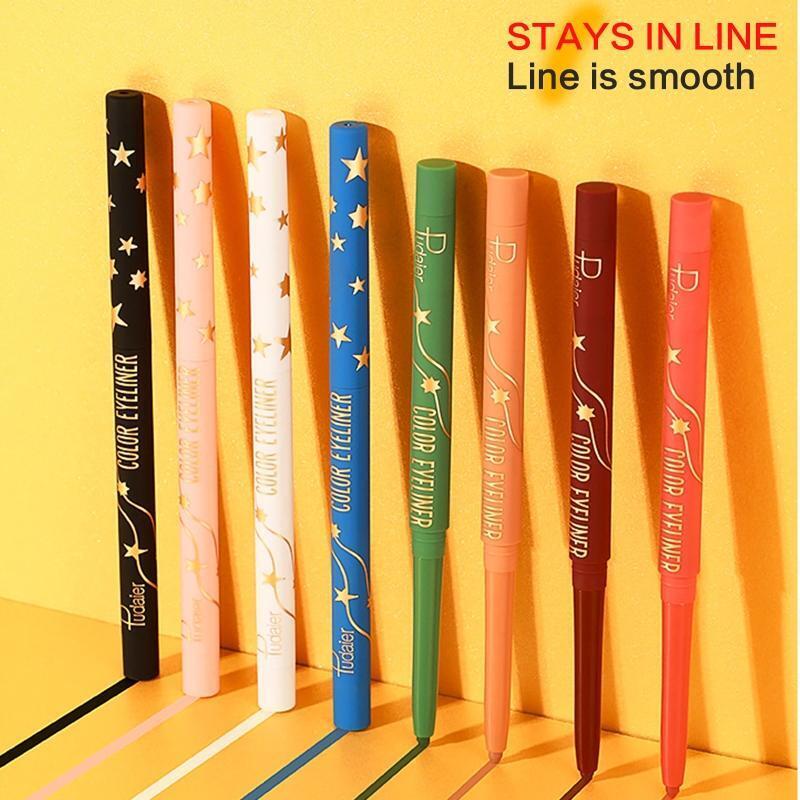Pudaier Waterproof Eyeliner Long-lasting Eyeliner Pencil Eye Liner Cosmetic