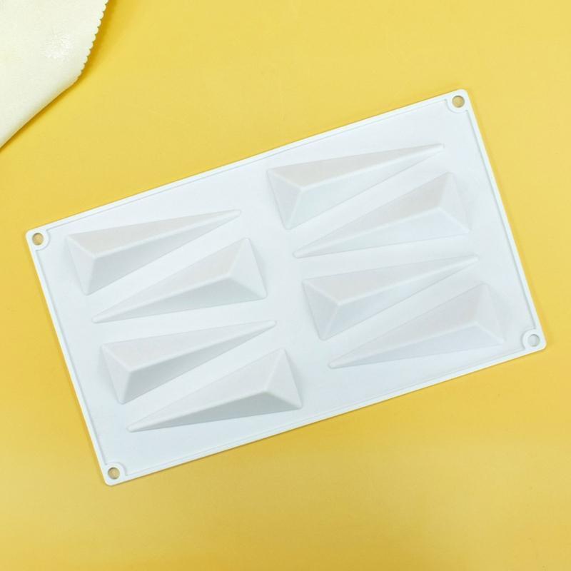 Triangular Diamond Shape Mold Craft Cake Chocolate Clay Soap Decorating Gift