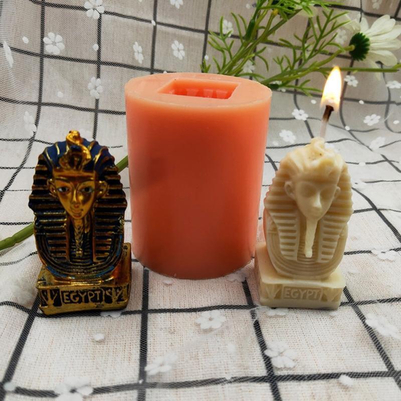 Ancient Cleopatra Lion Head Human Body Silicone Mold