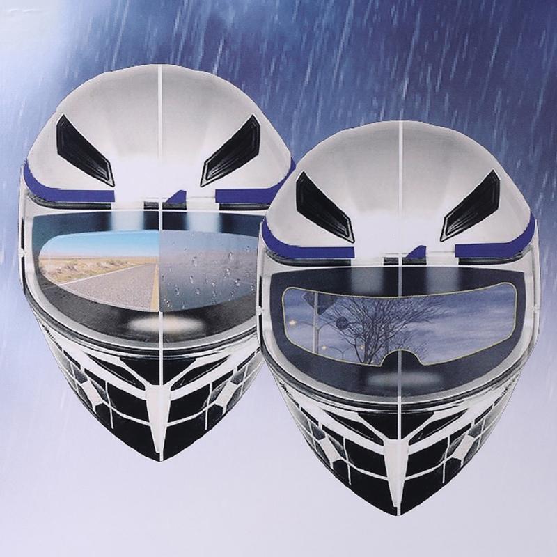 Clear Anti-Fog Patch Film Universal Motorcycle Helmet Lens for Full Half Face