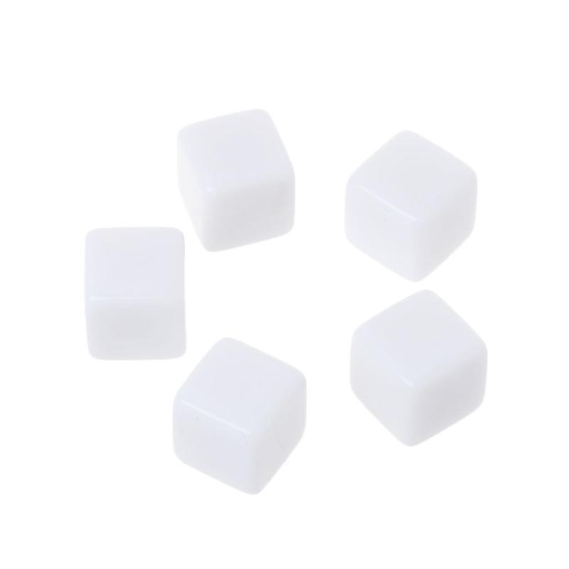 Acrylic Blank Dice 6 Sided Party Family DIY Games for Party,DIY Games,Kids Print