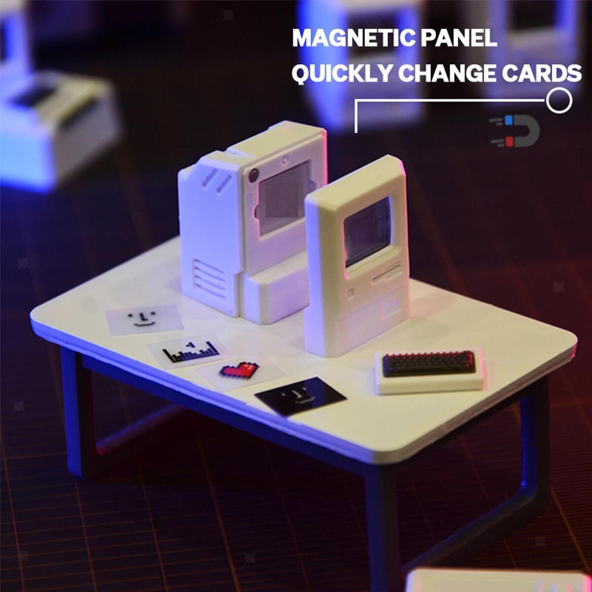 Computer Keycaps w/Magnetic Keyboard 5 Translucent Cards DIY