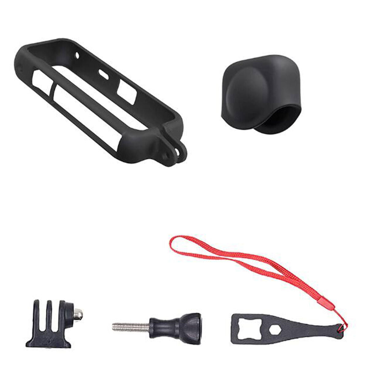 Panoramic Action Camera Lens Protective Cover Frame Bracket for Insta360 ONE X2