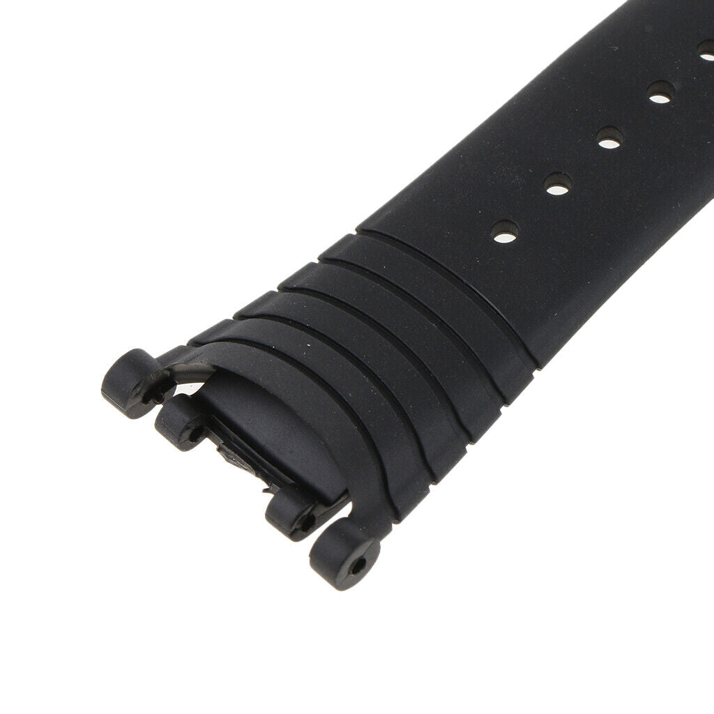 All Match Black Rubber Wristwatch Bands for  VECTOR Replace Strap