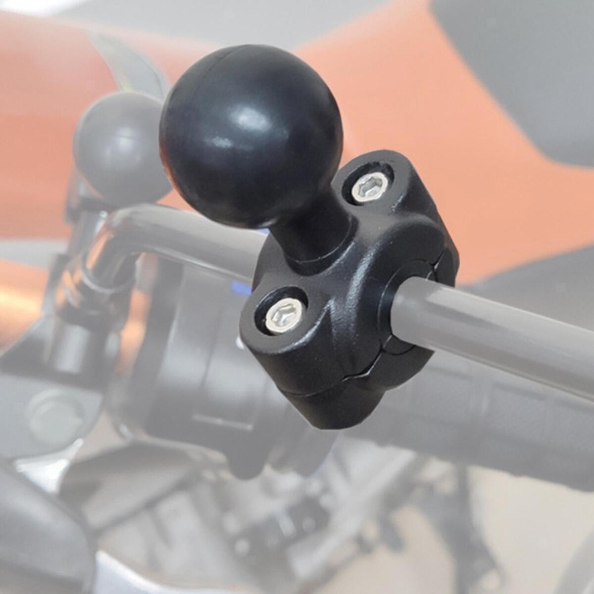 Motorbike Motorcycle Handlebar Phone Holder 1 inch Ball base Set, Fits