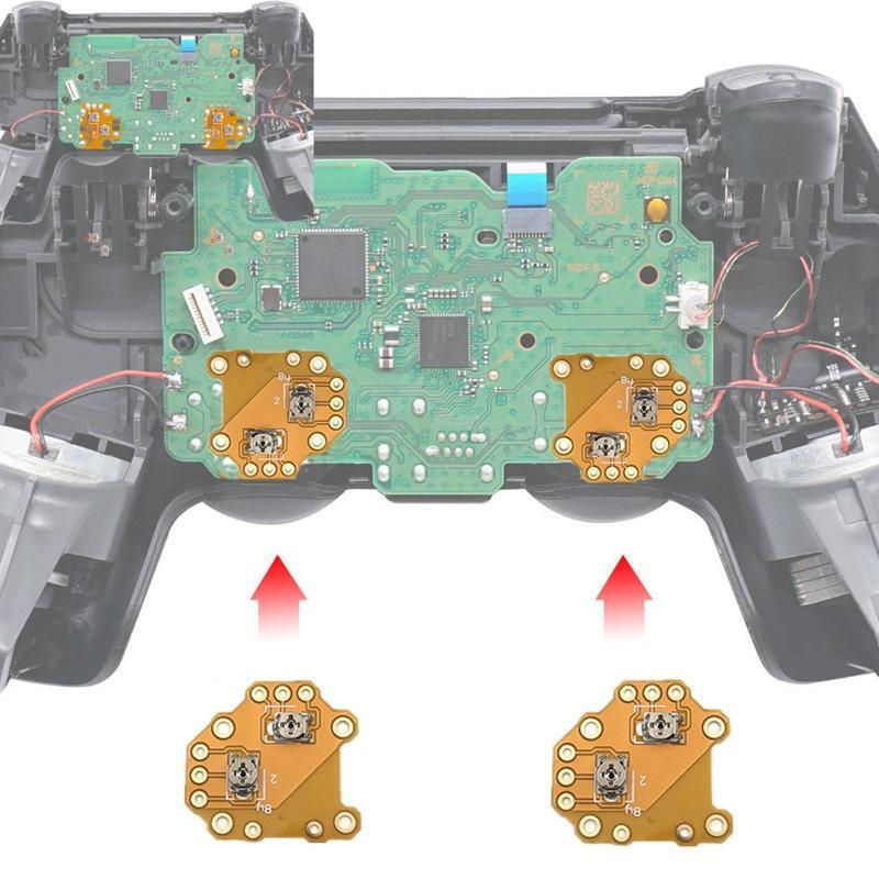 1 Pair Analog Stick Drift Fix Mod Repair Spare Plate for XB ONE/PS5/PS4 Gamepad