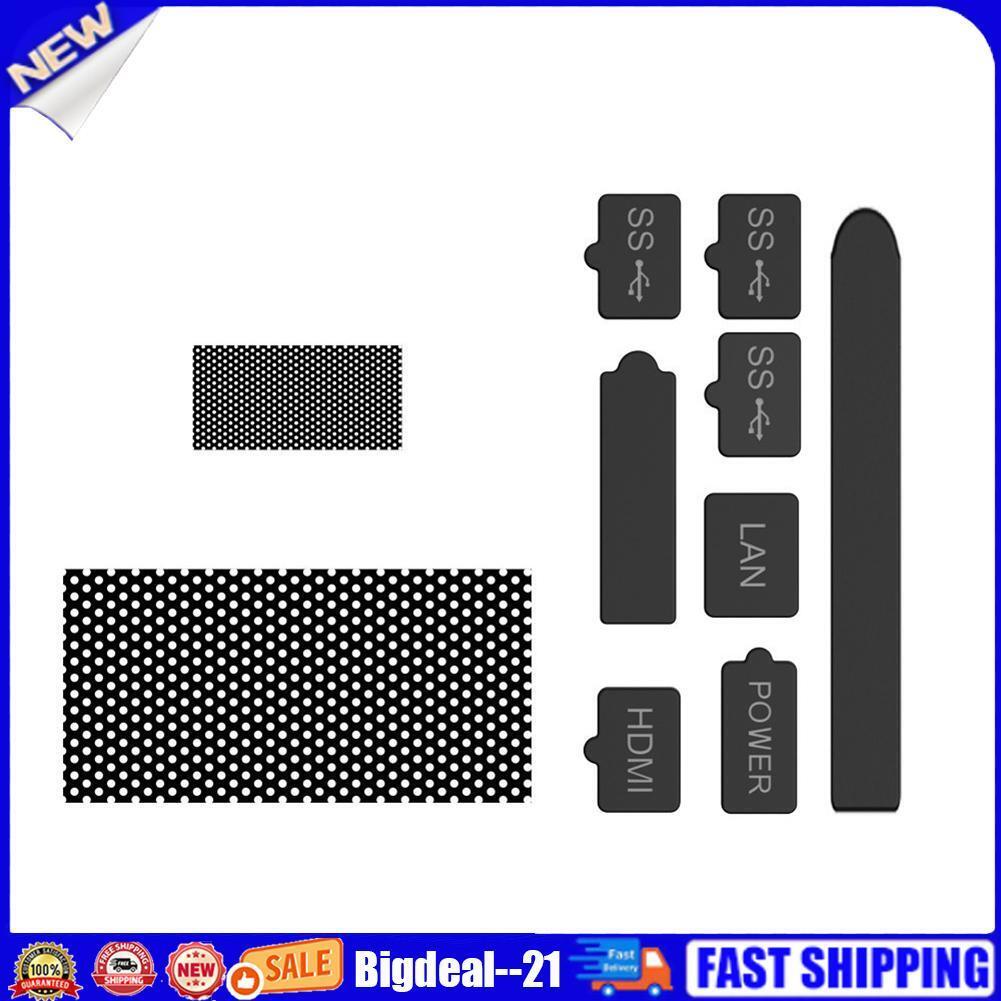 Gaming Console Cover Net Silicone Plugs for Xbox Series X Dustproof Suit