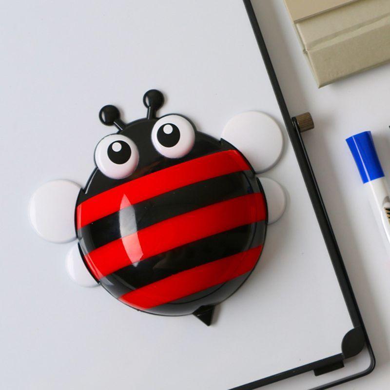 Cute Bee Fridge Magnet Magnetic Storage Box Whiteboard Pen Organizer Save Space
