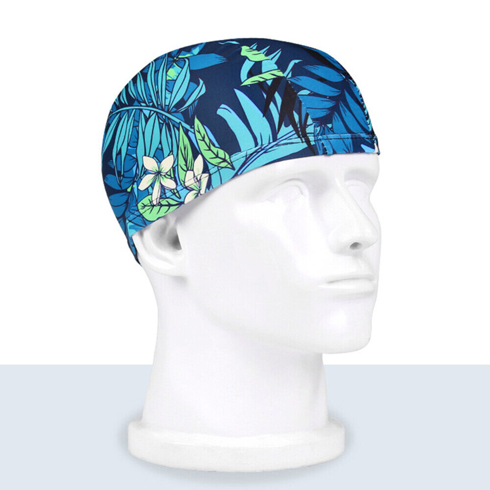Swimming Caps Women Men Waterproof Ear Hair Protection Swim Hat (Green)
