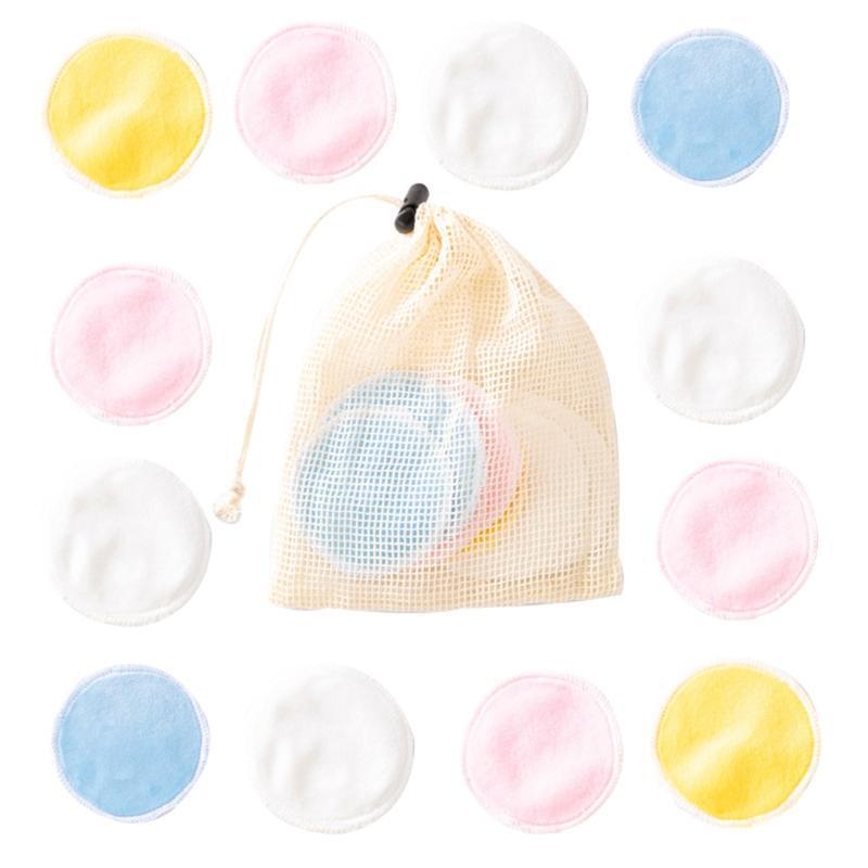16PCS Washable Makeup Remover Pads Cleansing Cotton Reusable Face Skin Care