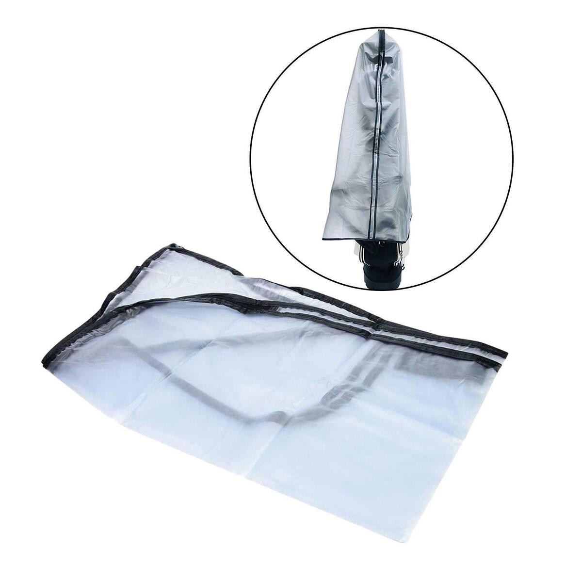 Universal Waterproof Clear Golf Bag Rain  with Hood Club