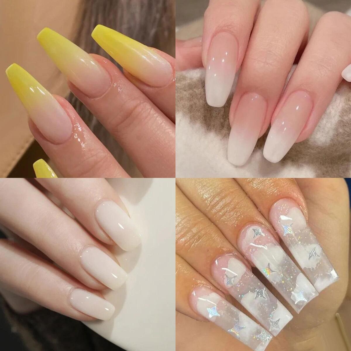 Polish Manicure Milk Translucent Nail Gel  Soak Off