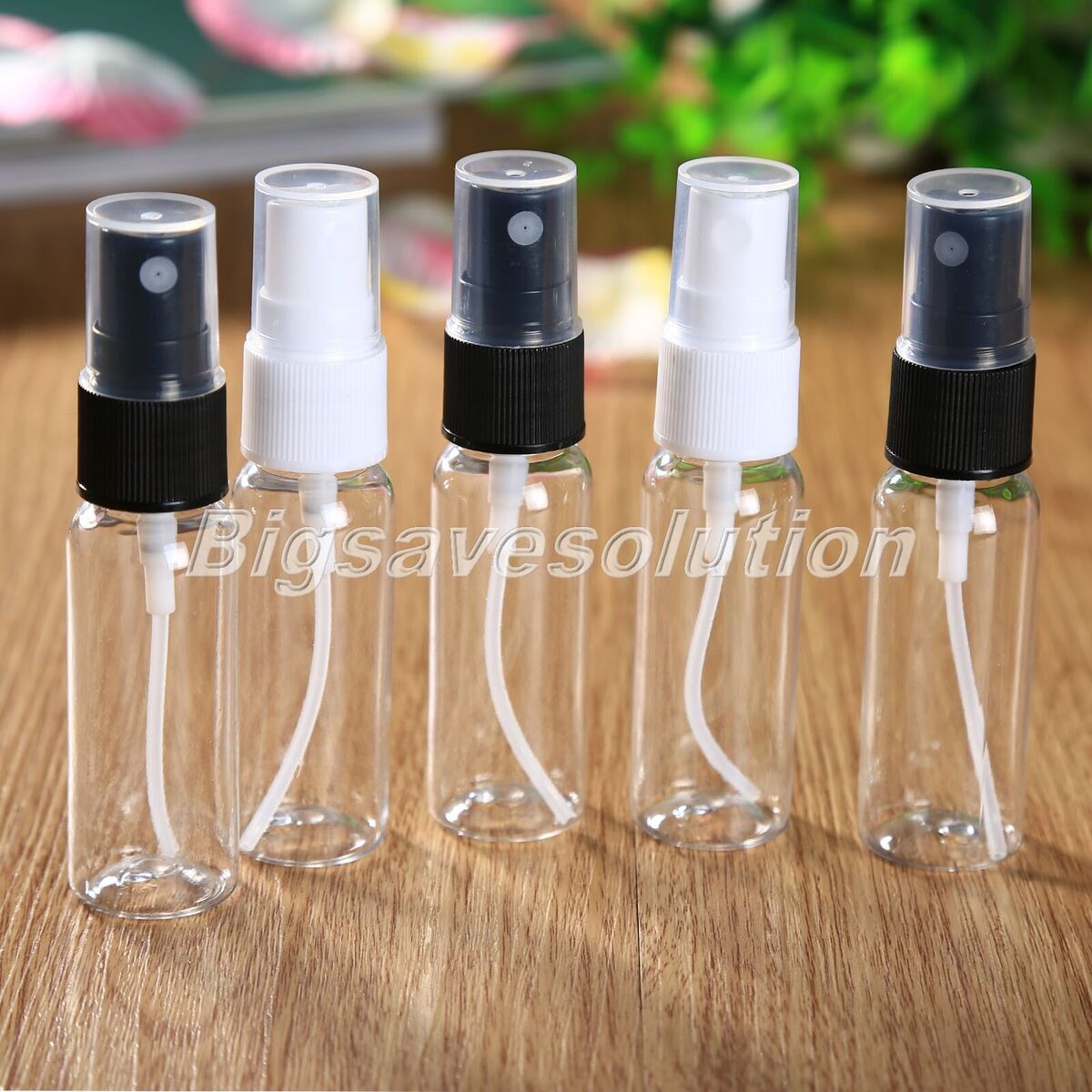 5pcs 20ml Portable Clear Empty Spray Bottle Perfume Atomizer Container Travel HQ