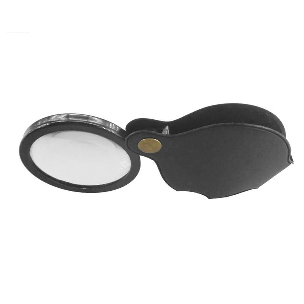 Pocket Folding Jewelry Magnifier Magnifying Glass HD Eye Glass Loupe (8X)