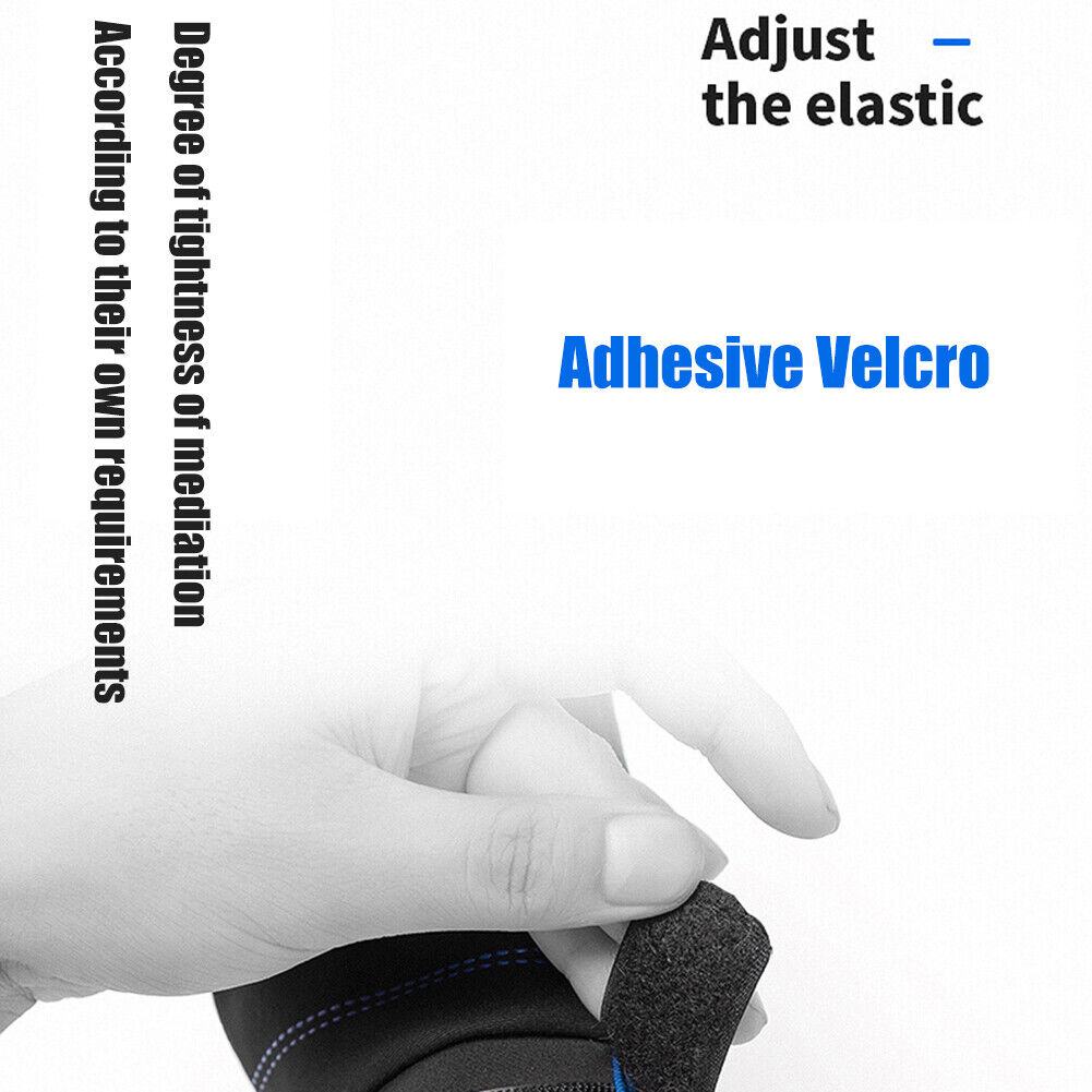 Fishing Gloves 3 Cut Fingers Waterproof Anti-Slip Sports Mittens (Blue)