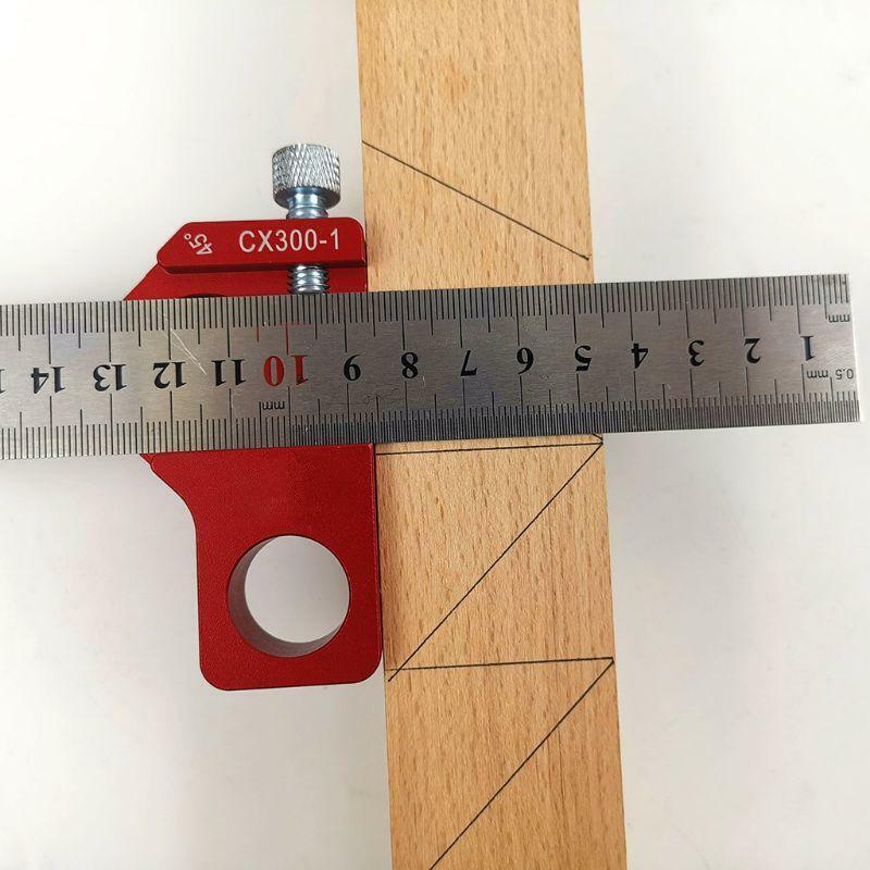 CX300-1 Woodworking 45 Degree Angle Scribe Carpenter Gauge Measurement Layout