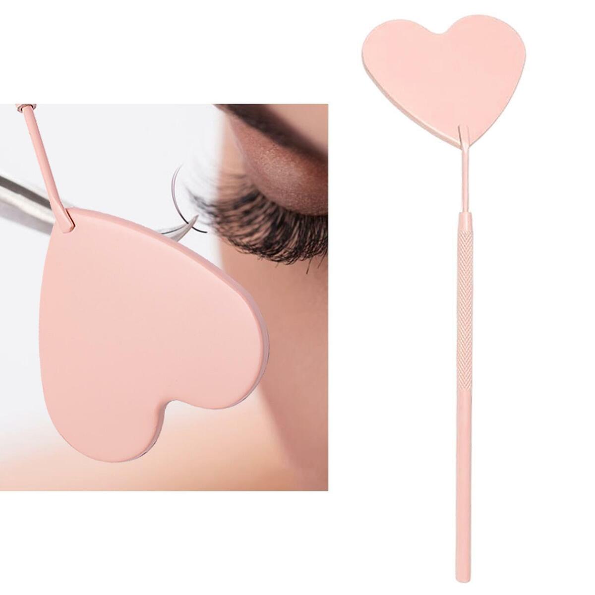 2x   Mirror Long Handle Lash Extension Mirror Makeup Tool