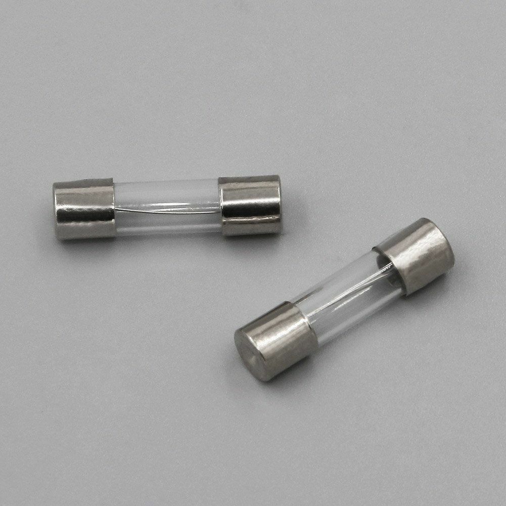 100pcs Slow/Fast-Blow Glass Tube Fuses Assorted Box Kit 0.5A-10A  5x20mm