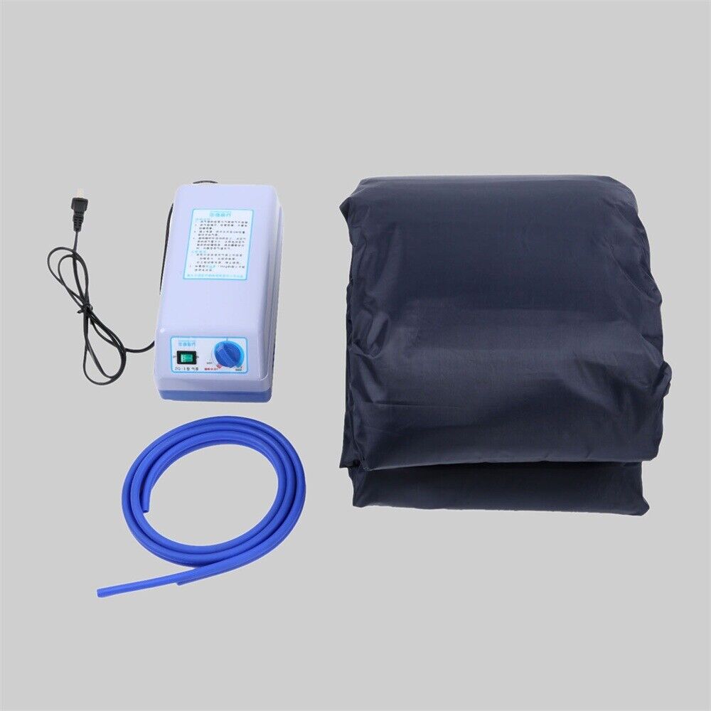 Dark Blue Medical Anti Decubitus Air Mattress + Electric Pump + Inflating Pipe