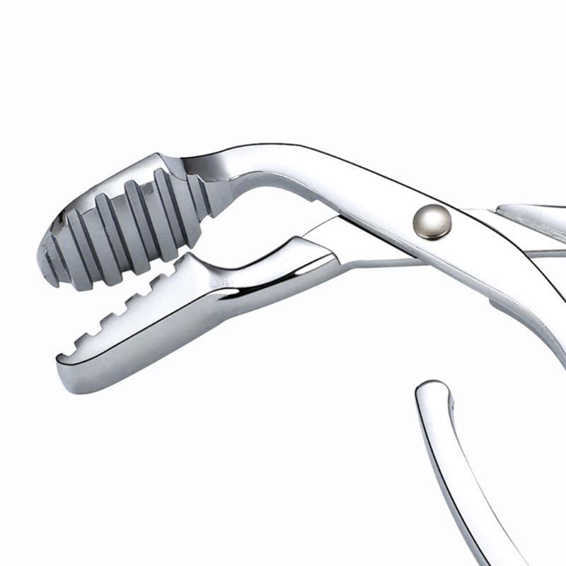 Stainless Steel Grill Grate Lifter Grill Lifter Gripper BBQ Charcoal Tongs Clip
