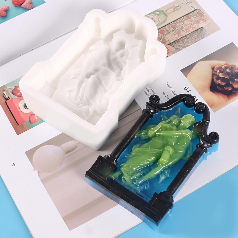 Male Female Angel Silicone Candle Mold Handmade Soap Molds Candy Chocolate Mould