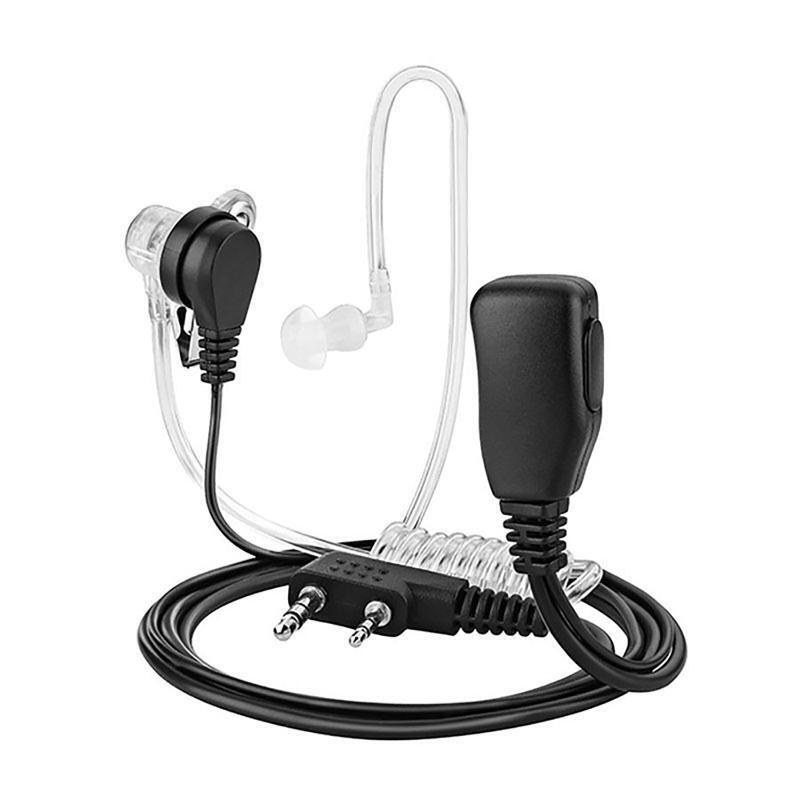 2-Pin Covert Acoustic Tube Headset for Kenwood TYT UV-5R BF-888S CB Radio